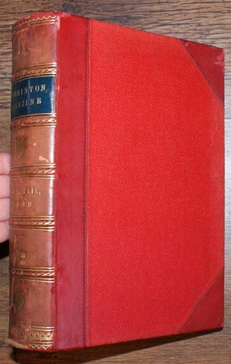 The Badminton Magazine of Sports and Pastimes. Volume XXIX. July-December1909