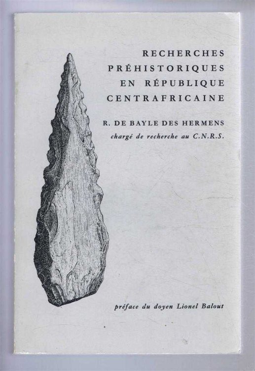 Recherches Prehistoriques en Republique Centrafricaine