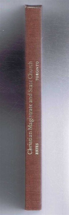 Christian Magistrate and State Church: The Reforming Career of Johannes Brenz