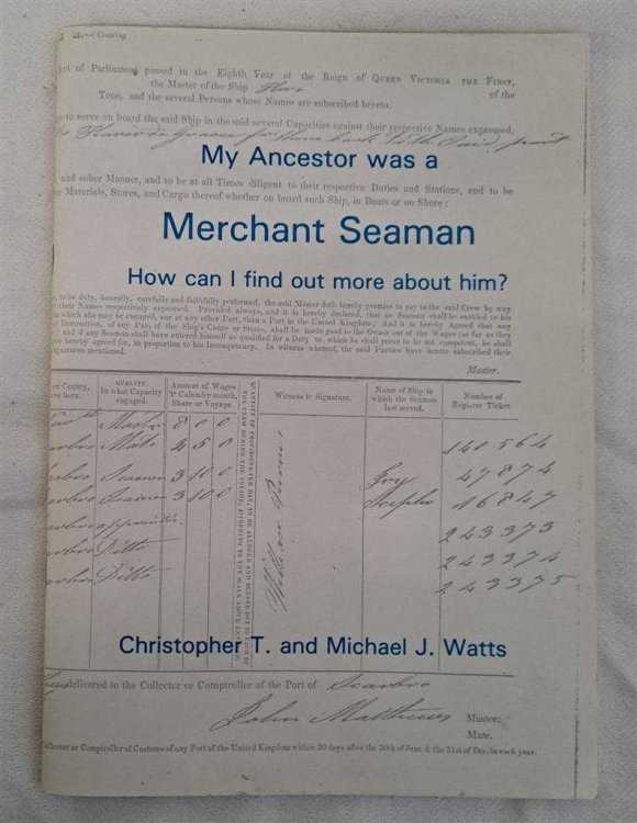 My Ancestor Was a Merchant Seaman: How Can I Find Out More about Him