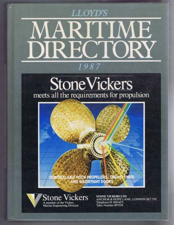 Lloyd's Maritime Directory 1987, The International Shipping and Shipbuilding Directory