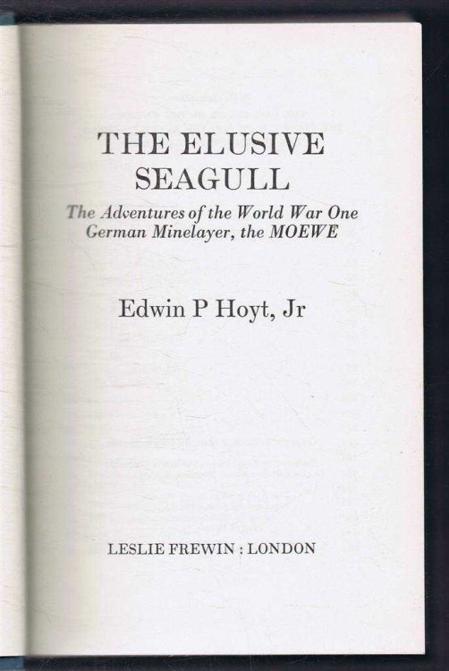 The Elusive Seagull, The Adventures of World War One German Minelayer, the MOEWE