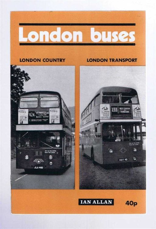 LONDON BUSES: London Country Bus Services Ltd; London Transport Executive