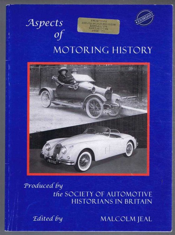 Image for Aspects of Motoring History Aspects of Motoring History