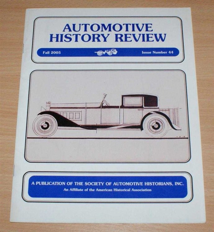 Automotive History Review - Fall 2005 - Issue Number 44