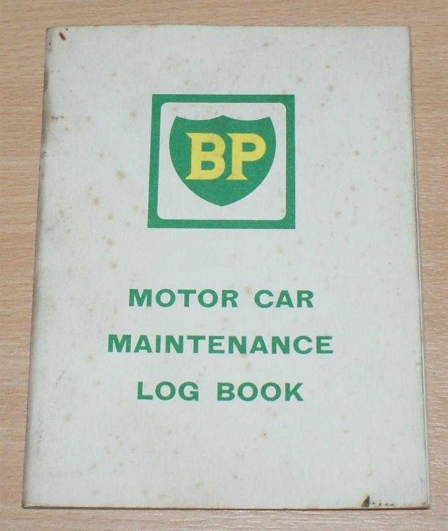 Motor Car Maintenance Log Book
