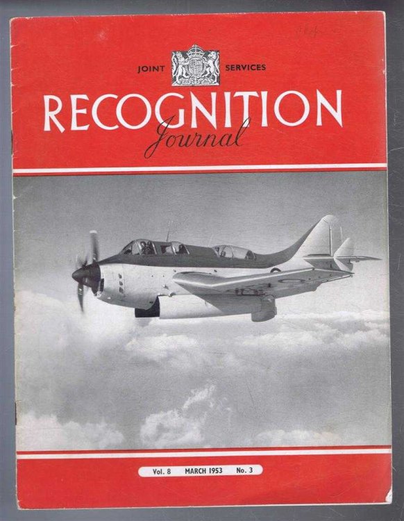 Joint Services Recognition Journal, Vol. 8 No, 3, March 1953