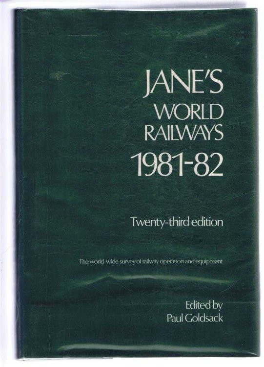 Jane's World Railways 1981-82. Twenty-third edition