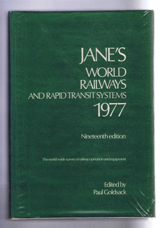 Jane's World Railways 1977, Nineteenth Edition