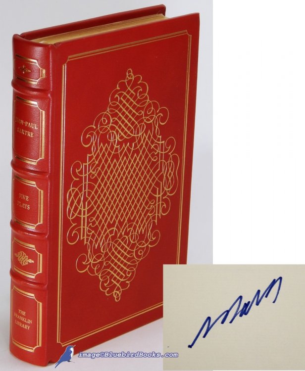 Jean-Paul Sartre: Five Plays (Franklin Library signed, limited edition series)