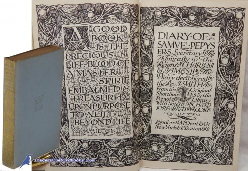 The Diary of Samuel Pepys: Volume Two only, of two (Everyman's Library #54)