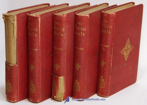 The Poetical Works of John Dryden, Volumes I to V (The British Poets series)