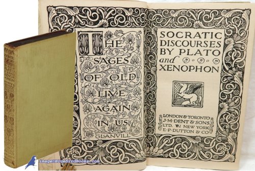Socratic Discourses by Plato and Xenophon: Xenophon's Memorabilia of Socrates and Plato's Lysis (Everyman's Library #457)