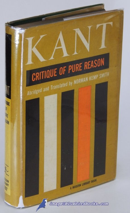 Critique of Pure Reason (Modern Library #297.1)