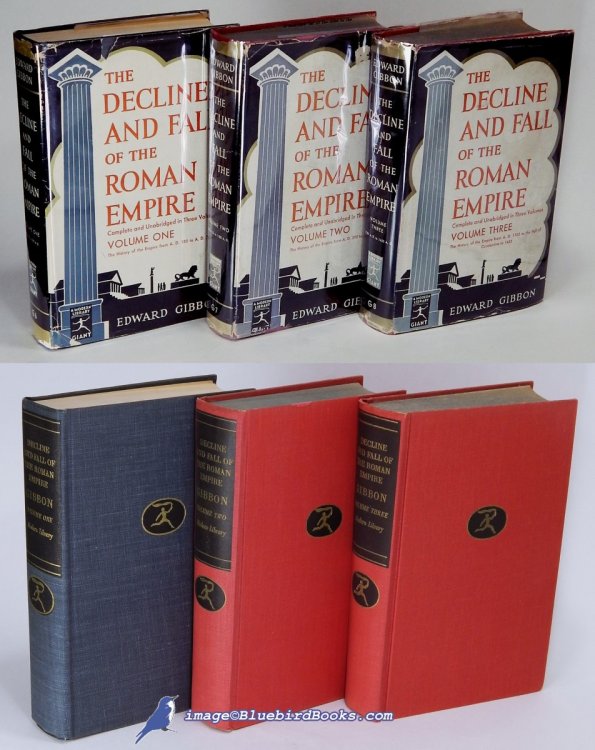 The Decline and Fall of the Roman Empire: Complete and Unabridged in Three Volumes (3 Volume Modern Library Giant Set: G6.2, G7.2, G8.2)