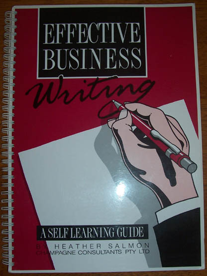 Effective Business Writing: A Self Learning Guide