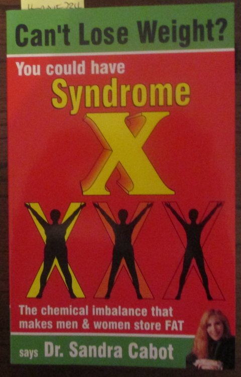Can't Lose Weight You Could Have Syndrome X: