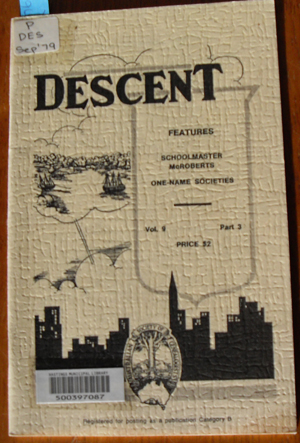 Descent: The Journal of the Society of Australian Genealogists (Vol 9, September 1979, Part 3)
