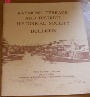Raymond Terrace and District Historical Society Bulletin (Vol 6, No 3, June 1983)