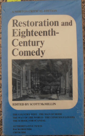 Restoration and Eighteenth-Century Comedy
