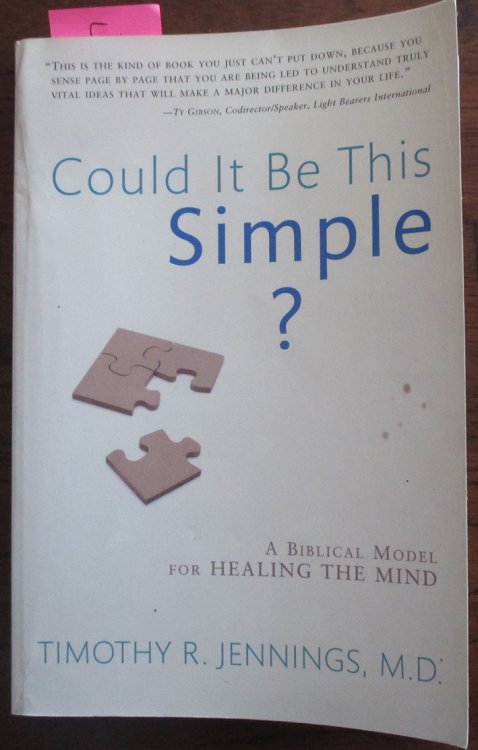 Could It Be This Simple A Biblical Model For Healing the Mind