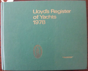Lloyd's Register of Yachts 1978