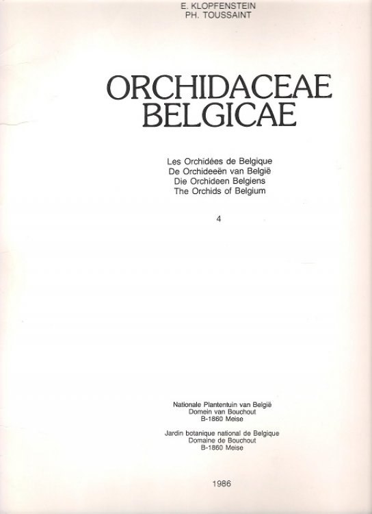 Orchidaceae Belgicae.