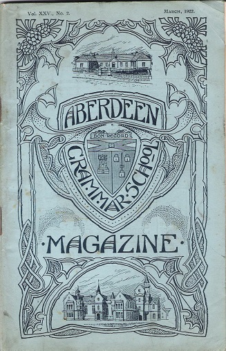 Aberdeen Grammar School Magazine, Volume XXV.