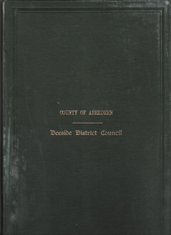 Minutes and Proceedings of the Deeside District Council 1938 - 1939.