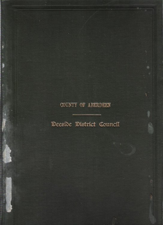 Minutes and Proceedings of the Deeside District Council 1935- 36.