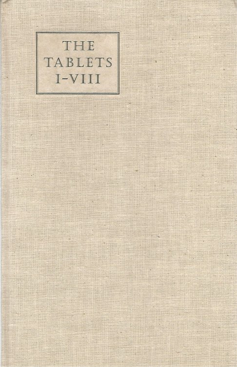 The Tablets I-VIII.