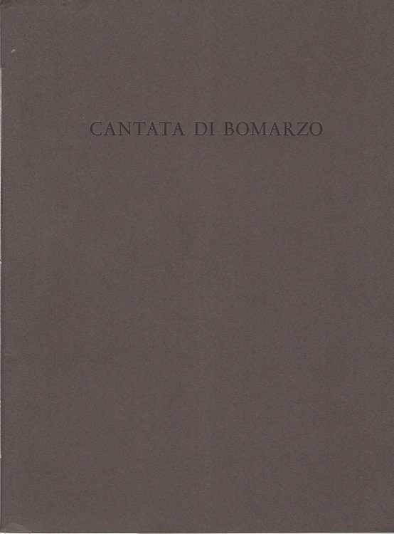 Cantata Di Bomarzo.