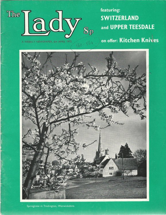 The Lady, A Weekly Newspaper, 6th April 1972.