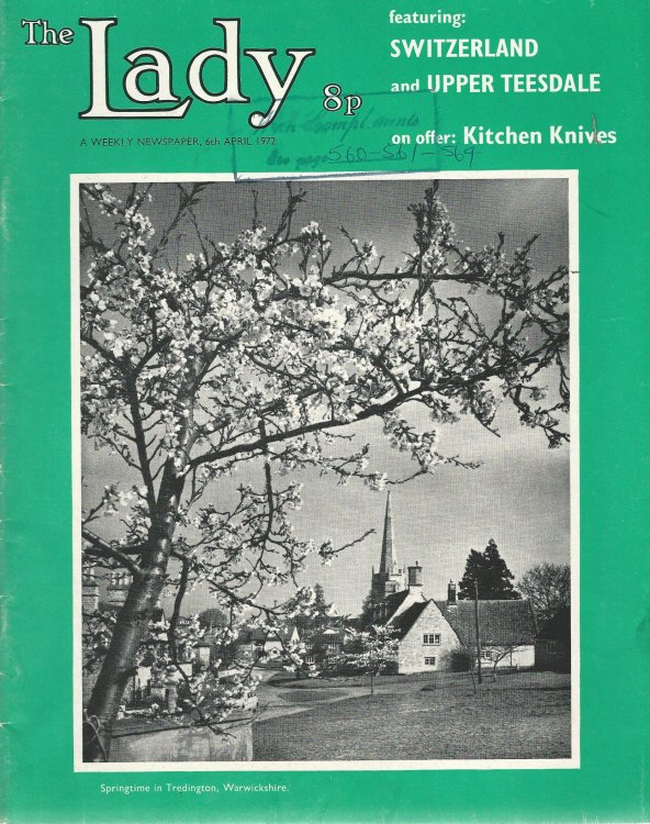 The Lady, A Weekly Newspaper, 6th April 1972.