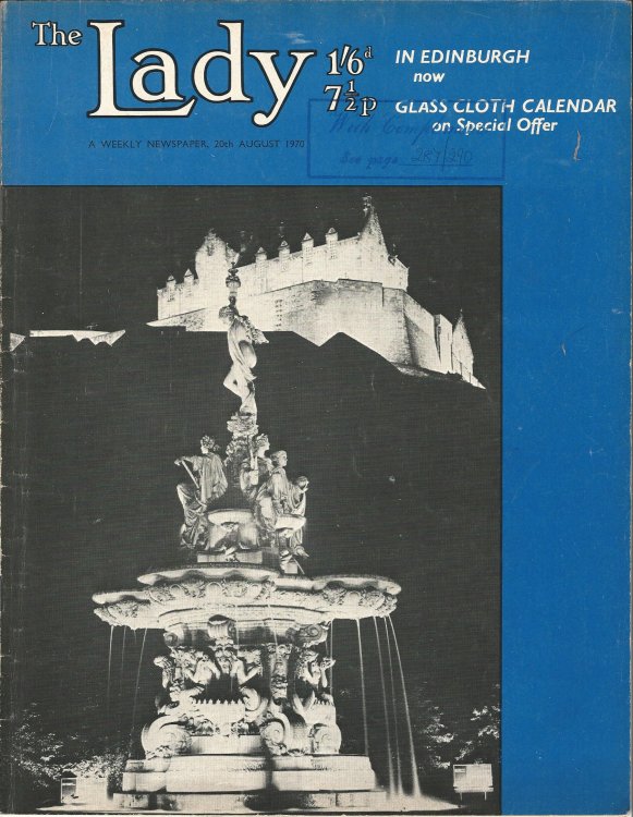 The Lady, A Weekly Newspaper, 20th August 1970.