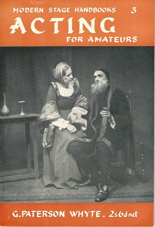 Modern Stage handbooks: Acting for Amateurs. Number 3.