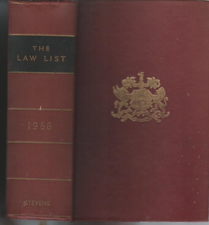 The Law List 1956.