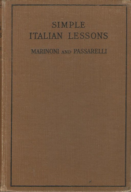 Simple Italian Lessons.