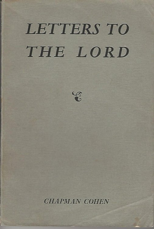 Letters to the Lord.
