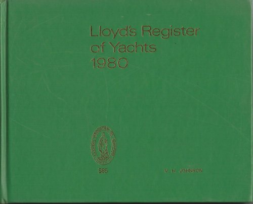 Lloyd's Register of Yachts 1980.