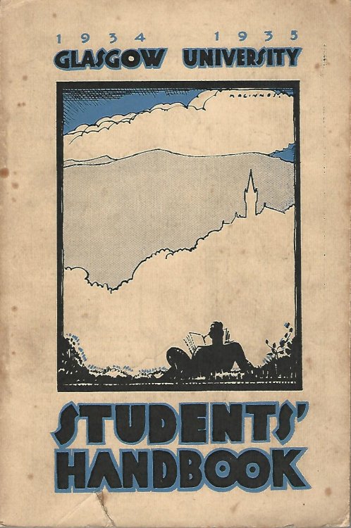 Glasgow University Students' Handbook 1934 - 1935.