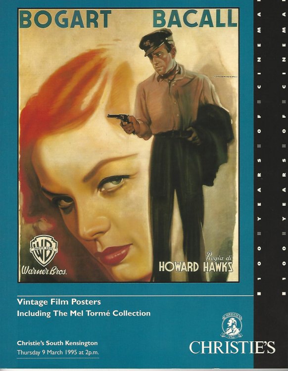 Christie's Vintage Film Posters, Including the Mel Torme Collection: Thursday 9th March 1995.