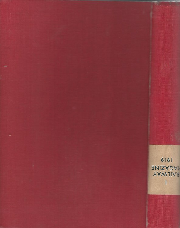 The Railway Magazine (set of two volumes of six magazines each.) 1919.