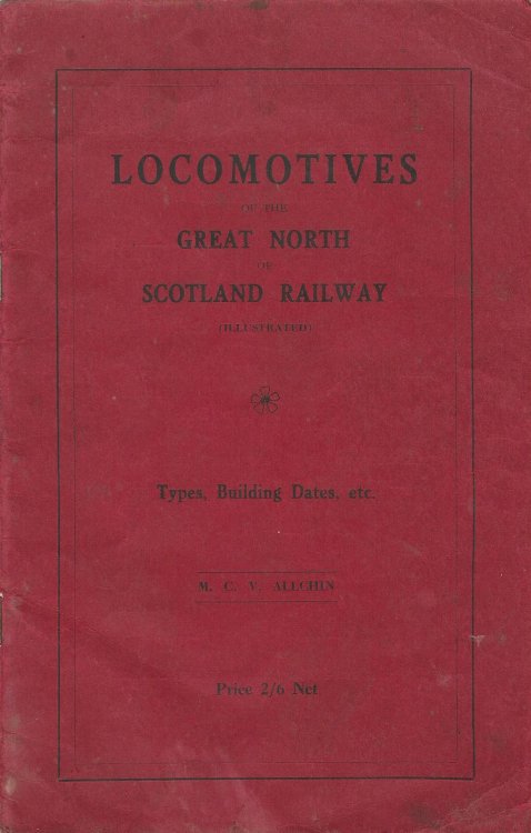 Locomotives of the Great North of Scotland Railway: Types, Building Dates, etc.