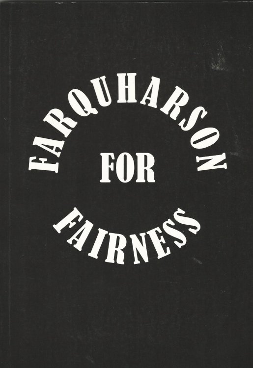 Farquharson For Fairness, Sandy Farquharson: A Tribute