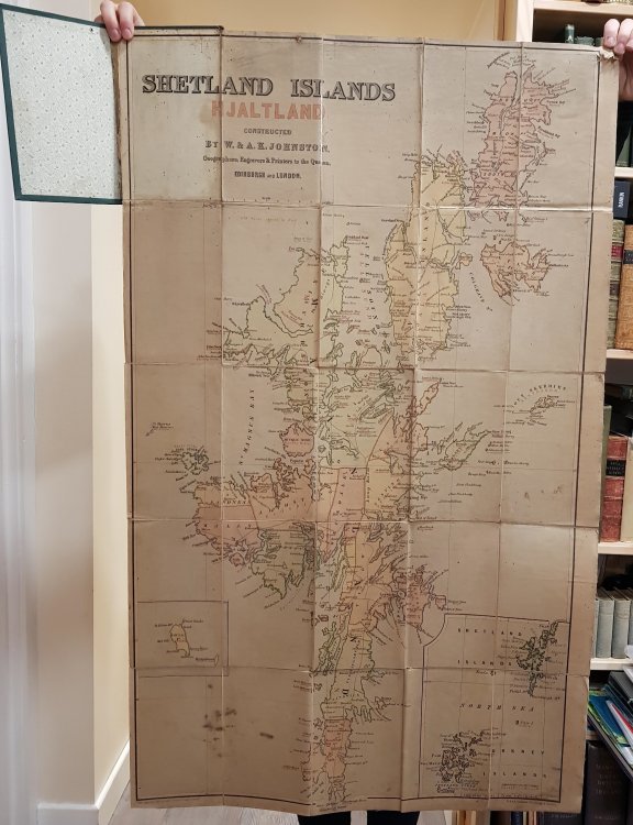 Shetland Islands. Hjaltland: constructed by W. & A.K. Johnston