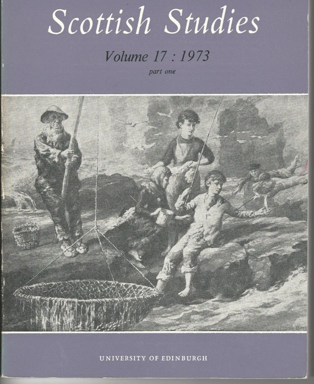 Scottish Studies Vol. 17 Part One 1973.
