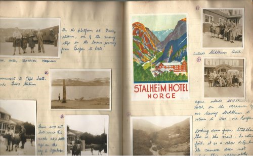 Norske Eventyre August 1948 - Handwritten Detailling the Aberdeen - Bergen Teachers Exchange