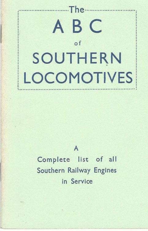 The ABC of Southern Locomotives.