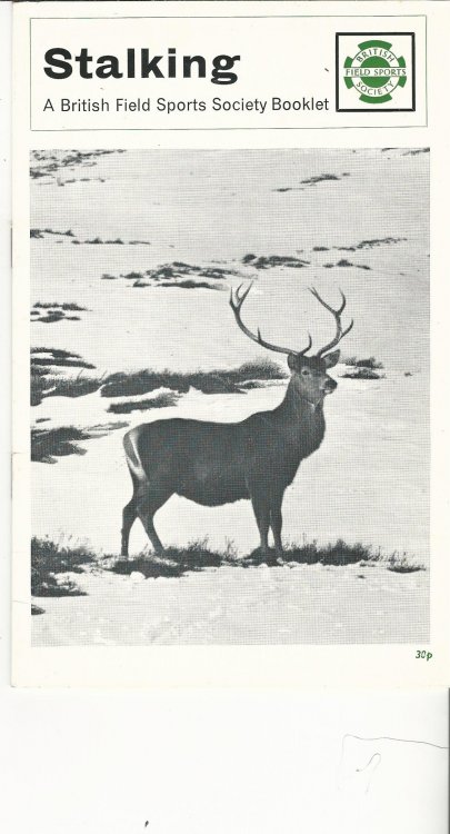 Stalking: A British Field Sport Society Booklet.